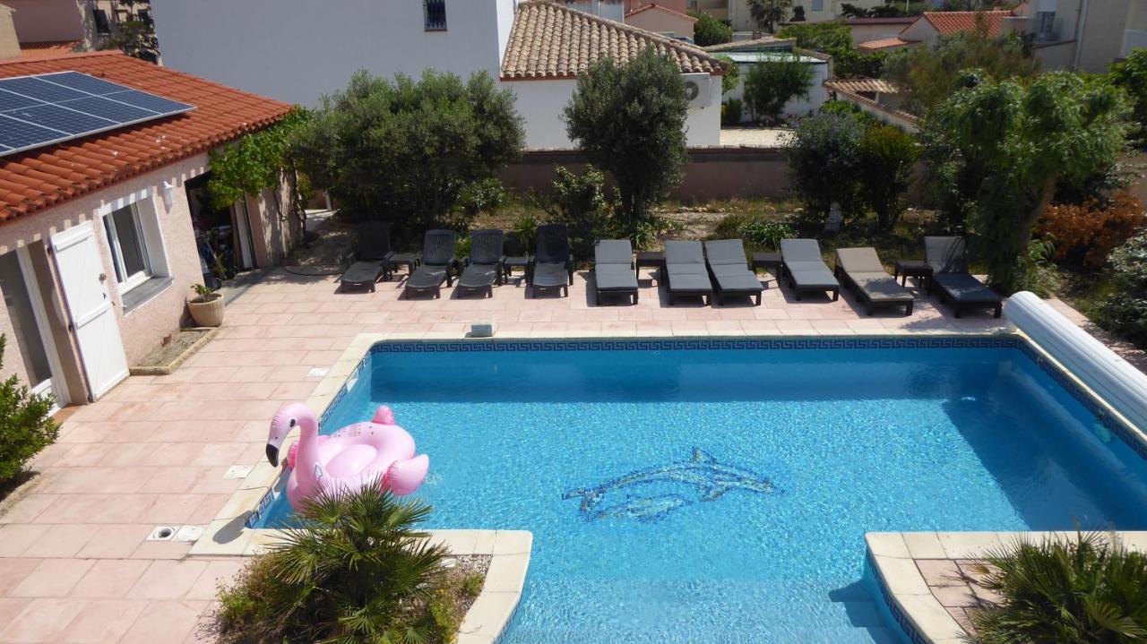 Apartamento Les 2 Dauphins Le Barcarès Exterior foto